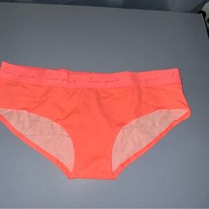 Victoria's Secret Pink Neon Orange Briefs